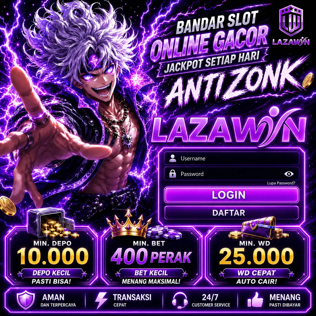 LAZAWIN * Tempat Informasi Viral Slot Gacor dan Cuan Jackpot 2026